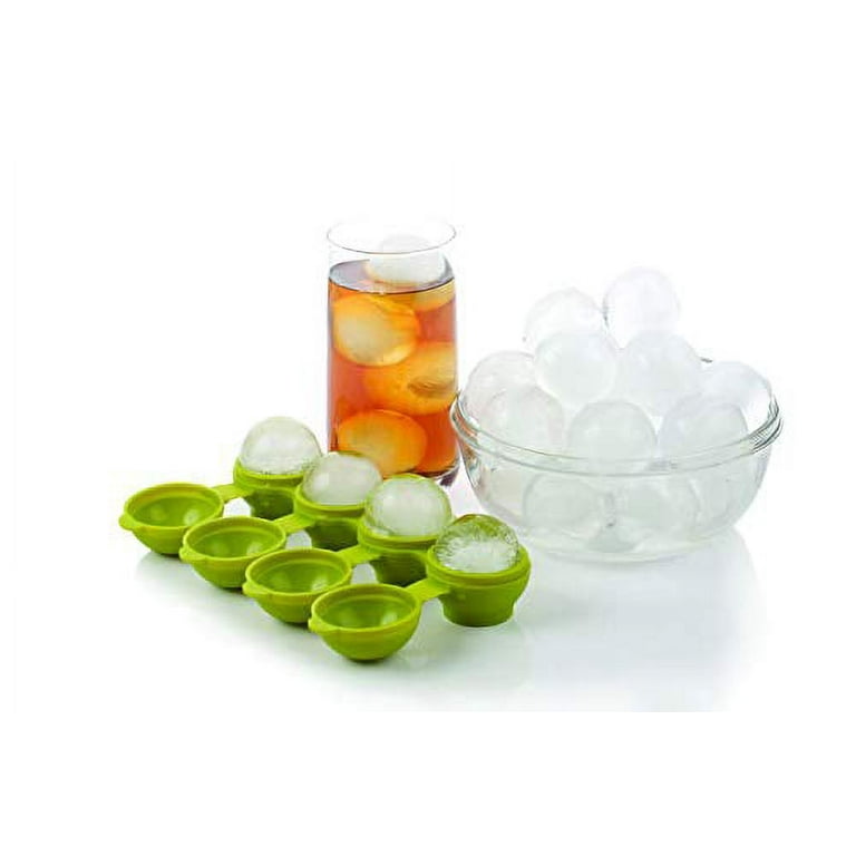MSC International 29105 Joie Extra Large Ice Cube Tray, Covered and  Stackable, No-Spill Removable Lid, Colors may vary,one size