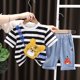 thumbnail image 1 of Ropa de verano para bebé, traje de Mickey Mouse para niños, camiseta de dibujos animados para niños y niñas, pantalones cortos, 2 unidades/conjunto, chándales informales para niños pequeños 2T Gao Jinjia LED, 1 of 2