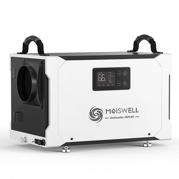 Moiswell 155 Pint Commercial Dehumidifier with Pump – Energy Star Certified for Basements & Crawl Space