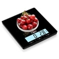 thumbnail image 4 of Ozeri Touch III 22 lbs (10 kg) Kitchen Scale in Tempered Glass, with Clock, Temperature & Humidity Gauge, 4 of 5