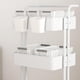 thumbnail image 4 of Carro o carrito metálico auxiliar multiusos para cocina, baño o salón, Portátil y de gran capacidad de almacenamiento, 4 of 4