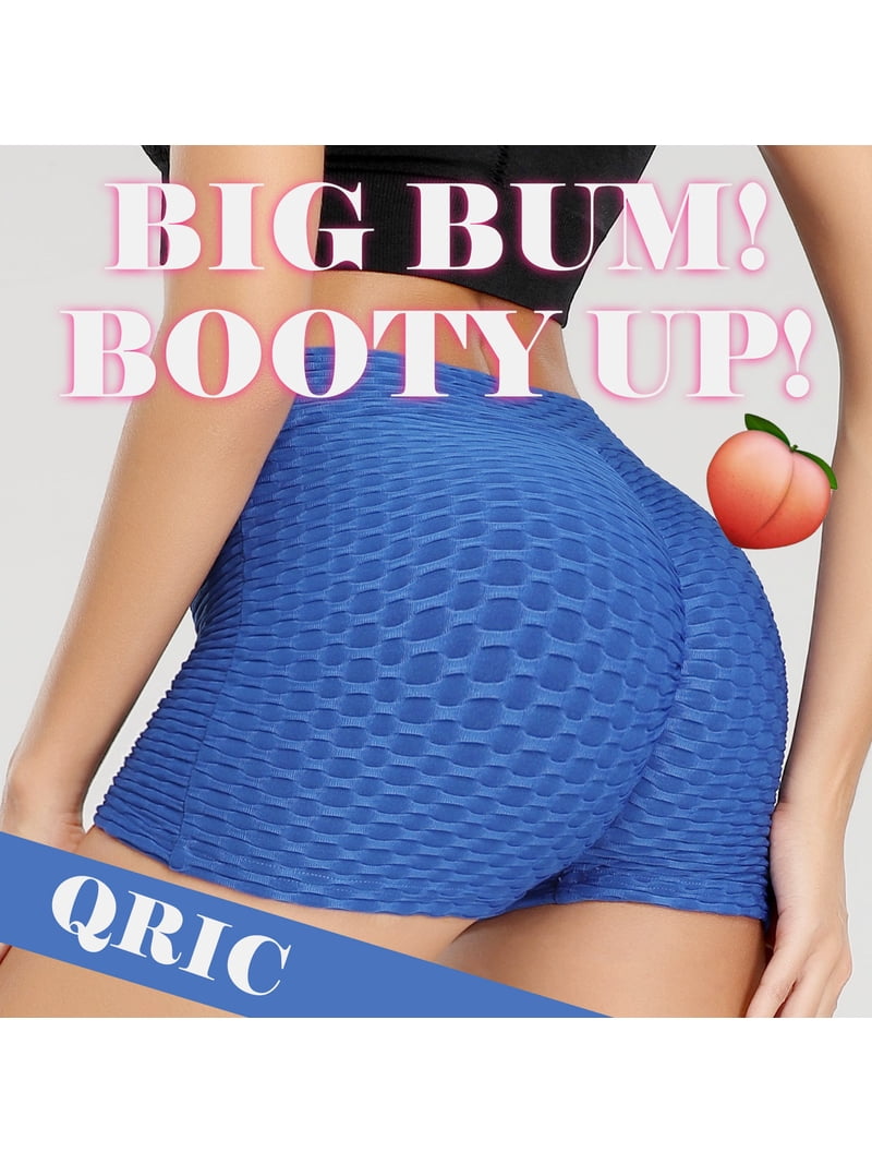 QRIC Women Yoga Shorst Booty Sexy Lingerie Sports Gym Running Lounge  Workout Yoga Spandex Short Hot Pants Outfit