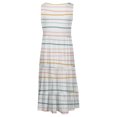 thumbnail image 5 of Birdeem Robe Longue Maxi Décontractée pour Femmes à Col Rond, Sans Manches, à Lettres, avec Poches et Imprimé, 5 of 5