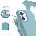 thumbnail image 3 of YOYO Case Compatible with iPhone 12 Case 6.1 "and iPhone 12 Pro Case, Thin Liquid Silicone Rubber Cover Protection Bumper Anti-Shock 6.1 Inch Cactus Case, 3 of 6