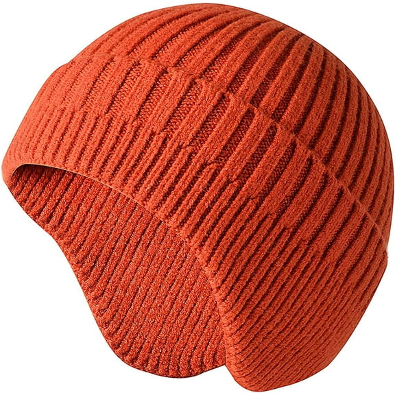 PIKADINGNIS Women Beanie Winter Warm Knit Hats with Ear Flap Knitted Skull Cap Cold Weather