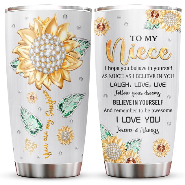 Vaso Muilzon Niece, 600 ml, de acero inoxidable, el mejor sobrino de la historia