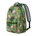 thumbnail image 2 of Durable Flamingo Themed Backpack - Multi-Compartment School Bookbag with Laptop Sleeve, Ergonomic Design for High School Students, Trendy Print College Essentials Bag, 2 of 6