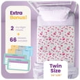 thumbnail image 6 of Improvia Washable Toddler Bed Pad for Potty Training, Waterproof Reusable with Tuck Sides, 34 x 36 in, 2 Pack (Unicorn Design), 6 of 6