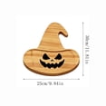 thumbnail image 2 of Halloween Witch Hat Shaped Wood Cutting Board for kitchen Decoration, Gothic Cutting Boards with Handle, Charcuterie Wooden Boards, Serving Platter for Halloween Dinner Party Kitchen Table Home Decor, 2 of 4