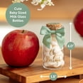 thumbnail image 2 of Botellas de vidrio Ethisa Oh Baby Woodland, 100 ml, paquete de 12 con cintas, 2 of 7