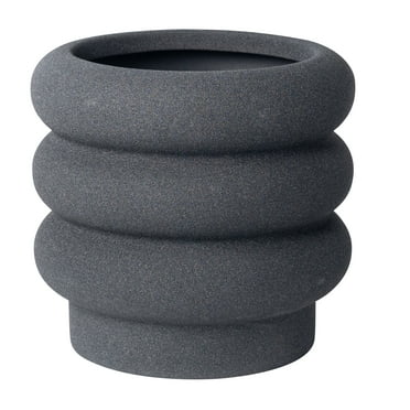black bubble planter