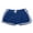 Blue, variant on Kmbangi Summer Mens Sport Shorts Fashion Solid Color Slimd Fit Elastic Waist Short Pants Workout Gym Runing Quick Dry Shorts