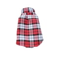 thumbnail image 2 of Methold Camisa a cuadros para mascotas, suministros para mascotas, camisetas para perros, camisa cálida para cachorros, otoño e invierno, sin hebillas, Type3 NO3 Methold PT003817-09B, 2 of 6