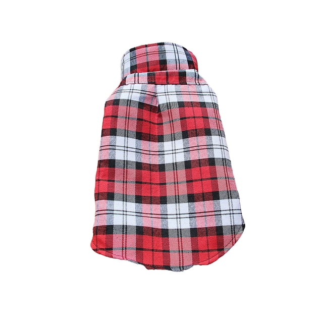 Greeniant Camisa a cuadros para mascotas Suministros para mascotas Camisetas para perros Calor flexible Otoño e invierno Espesar Múltiples Type3 NO3