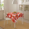 thumbnail image 4 of Wukai Tomatoes Waterproof Tablecloth for Kitchen Dining, Fits Square Tables for 2-4 Seats -54"x54", 4 of 7