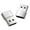 Silver, variant on 2pcs USB A Male To Type C Female Adapter Connectors For Versatility Device Use
