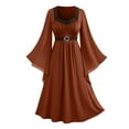 thumbnail image 2 of Fewfanhot Women Dresses Plus Size Renaissance Dress for Women Medieval Fairy Halloween Dress, 2 of 8