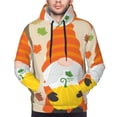 thumbnail image 4 of KLL Hello Fall Gnomes 1 Print Mens Hoodie Long Sleeve Casual Pullover Hooded Sweatshirt Fashion Drawstring Hoodies with Pocket-4X-Large, 4 of 6