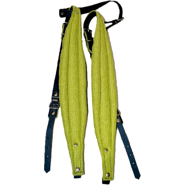 Correas para acordeón, Tirantes ajustables para acordeón, Correa para acordeon reforzado, Strap de acordeón. Kidam Acordeón verde limón