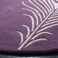 thumbnail image 3 of Safavieh Soho Tapis Contemporain Violet - Rond 6 Pieds, 3 of 3