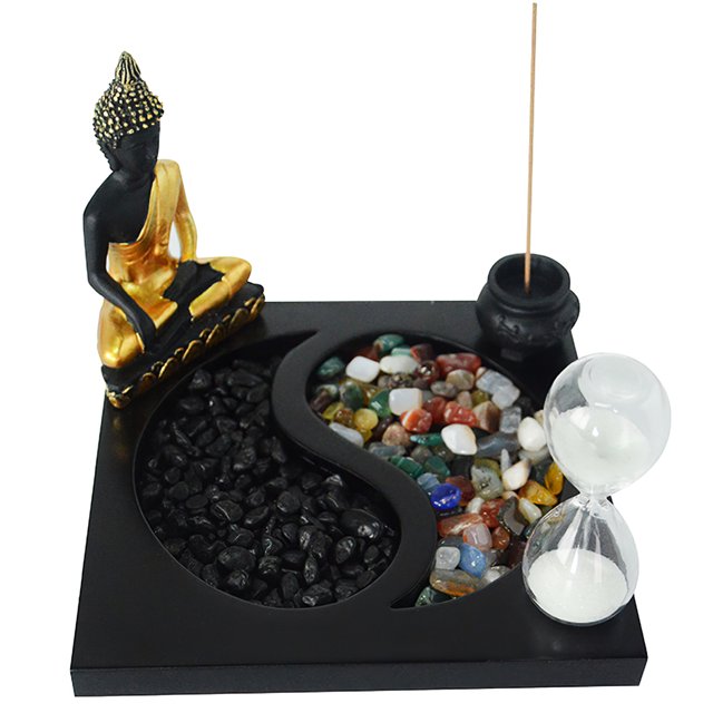 Mesa De Arena Creativa Del Sudeste Asiático Zen Tai Chi Yin Yang, Decoración Creativa, Artesanía De Madera, Decoración De Regalo Para El Hogar Y La Sala De Estar Speravity HA018861-00