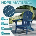 thumbnail image 5 of FODINGHILL Folding Adirondack Chair Set of 2,HDPE All Weather Fire Pit Chairs,Outdoor Plastic Chairs for Patio Porch Garden,Blue, 5 of 11