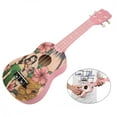 thumbnail image 4 of Hawaiian Guitar, High  Bass Wood Wood Ukulele  For Students For Beginners Little Bear Pattern,Girls Pattern,Skull Pattern, 4 of 8