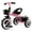 Pink, variant on Costway Toddler Tricycle Kids Trike with Adjustable Seat Front & Rear Storage Baskets Pink