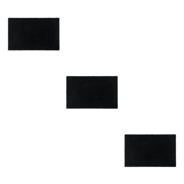 Alfombrilla de baño Bearachild poliéster Absorbente antideslizante color Negro