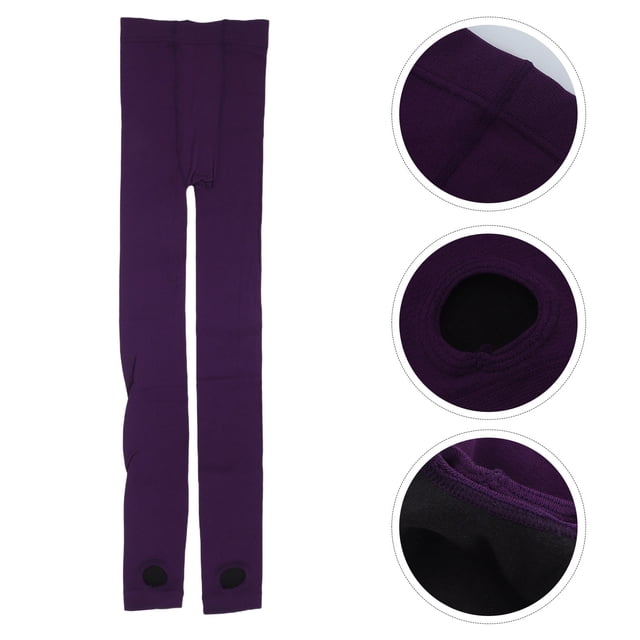 unbranded Leggings De Mujer En Morado Material Premium Y Tacto Delicado