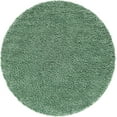 thumbnail image 3 of Unique Loom Davos Shag Collection Area Rug - Solid (10' Round Sage), 3 of 7