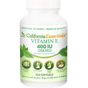 California Essentials Vitamin E 400 IU (268 MG)  (500 Softgel)