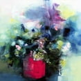thumbnail image 2 of Quinzin, Marianne 12x12 White Modern Wood Framed Museum Art Print Titled - Flowers In a Pink Pot, 2 of 4