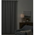 thumbnail image 3 of Better Homes & Gardens 100% Blackout Linen Blend Single Curtain, 50x95, Soft Silver, 3 of 9