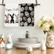 thumbnail image 1 of Decoraciones de Pascua, adornos de Pascua, regalos de Pascua. Paquete de 2 paños de cocina con forma de conejito negro de Pascua. Toallas de cocina. Decoración de mesa. Ideal para la cocina y el comed, 1 of 6