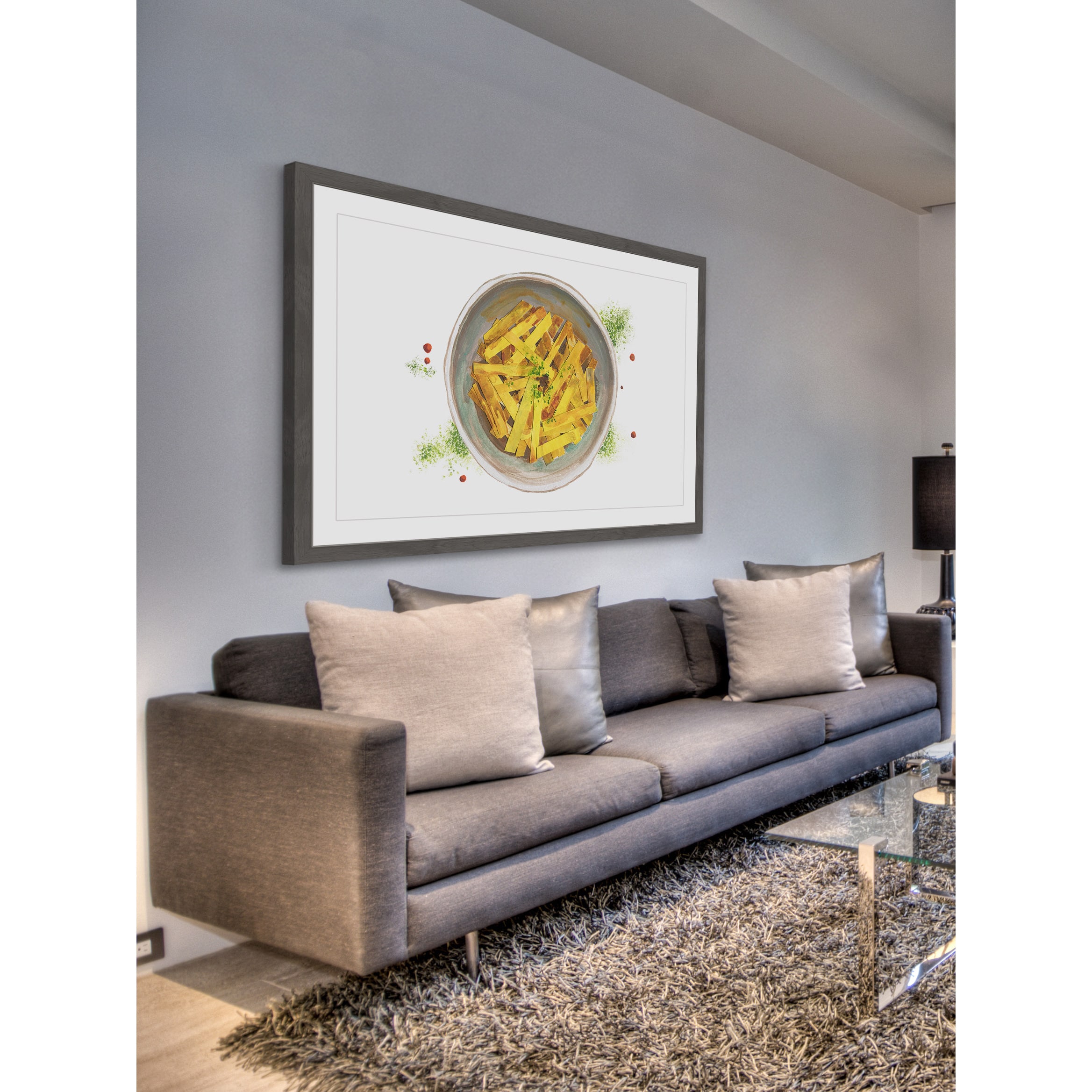 "French Fries" Framed Painting Print