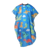 Unique Bargains 1 Pc Cartoon Dinosaurs Hair Cut Barber Cape Blue