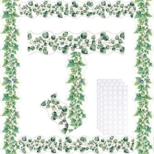 72ft Eucalyptus and Ivy Bulletin Board Borders Two Sided Printed