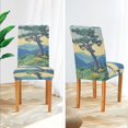 thumbnail image 3 of Yayeee 2 Pack Dining Chair Covers Stretch Parson Chairs Slipcovers Seat Protector, Retro Mountain, 3 of 6
