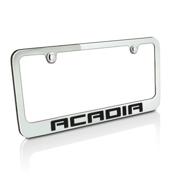 GMC Acadia License Plate Frame (Chrome)