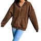 thumbnail image 3 of Sudadera Con Capucha Para Mujer, Color Puro, Transpirable, Con Hombros Caídos, Para El Hogar ANGGREK Otros, 3 of 6