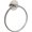 Round Silver, variant on Self Adhesive No Drill Towel Ring Holder Modern 304 Stainless Steel Bathroom Wall Mount Brushed Nickel