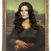 Rasta Imposta Mona Lisa Painting Halloween Costume, Women and Men, Adult One Size, 6212