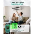 thumbnail image 6 of ERICKHILL ROOKCORE Infrared Thermometer -50℃~600℃ Adjustable Emissivity Non-Contact Laser Thermometer Gun LCD Backlit Display -Compact Size for Vehicle Repair/Cooking/BBQ/Freezer/Food, Dark Green, 6 of 7