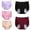 5 MIXED-COLOR, variant on Spdoo Women's High Waisted Cotton Underwear Breathable Physiological Pants Ladies Soft Full Briefs Panties Regular & Plus Size, Black XL