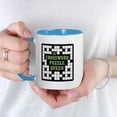 thumbnail image 3 of CafePress - Crossword Queen Mug - 11 oz Ceramic Mug - Novelty Coffee Tea Cup, 3 of 3