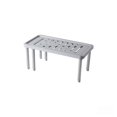 thumbnail image 5 of Estante de almacenamiento retráctil para cocina, estante para almacenar botellas de condimentos, estante para condimentos de acero inoxidable de doble capa, estante para condimentos de mesa, 5 of 5