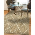 thumbnail image 5 of Unique Loom Braided Jute Collection Area Rug - Trellis (5' 1" x 8' Rectangle White/Ivory), 5 of 6