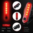thumbnail image 3 of YSTIANN Bike Tail Light, USB-C Rechargeable LED Rear Bicycle Light - 4 Mode Cycling Safety Light for Road & Mountain Bikes, Waterproof Design WJ94-2557, 3 of 6