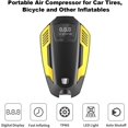 thumbnail image 2 of Portable Air Compressor Tire Inflator, DC 12V Digital Air Pump for Car Tires, Bicycle and Other Inflatables, Auto Air Pump with LED Light and 8.5 Feet Long Power Cord, 2 of 8